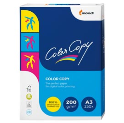 Mondi Color Copy - 200 micron - bianco - A3 (297 x 420 mm) - 200 g/m² - 250 fogli Carta